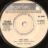 7inch Record FRANK SINATRA - My Way RS20817 Reprise Records 1969 UK Jazz Used