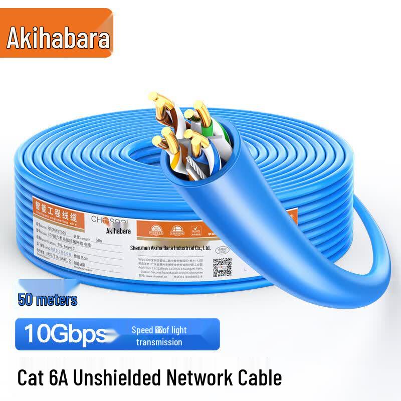 Akihabara Cat6A Unshielded Network Cable