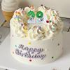 Bougie d'anniversaire de football écologique sans odeur, design à paillettes, facile à utiliser, longue durée, chiffres de 0 à 9, décoration de gâteau