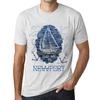 Men’s Vintage Tee Shirt Graphic T Shirt Ship Me To Newport Vintage White