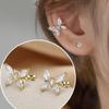 1 Stück Fake ohne Piercing Manschettenohrring Ohrklemme Wrap Rock Ohrring Manschette kein Piercing Damen Clip verstellbarer Schmuck