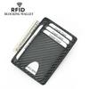 2020 Carbon Fiber RFID Anti-theft Slim Wallet - Stylish Leather Card Holder