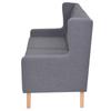 2 Seater Fabric Sofa In Grey