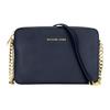 Jet Set Travel MK Letter Logo Chain Small Square Bag Women Shoulder Bag Dark-Blue 32S4GTVC3L-414