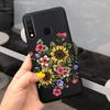 For Vivo Y19 2019 Case Cute Beautifly Flower Butterlfy Phone Cover For Vivo Y19 Y 19 1915 Black Silicone Soft TPU Case Bumper