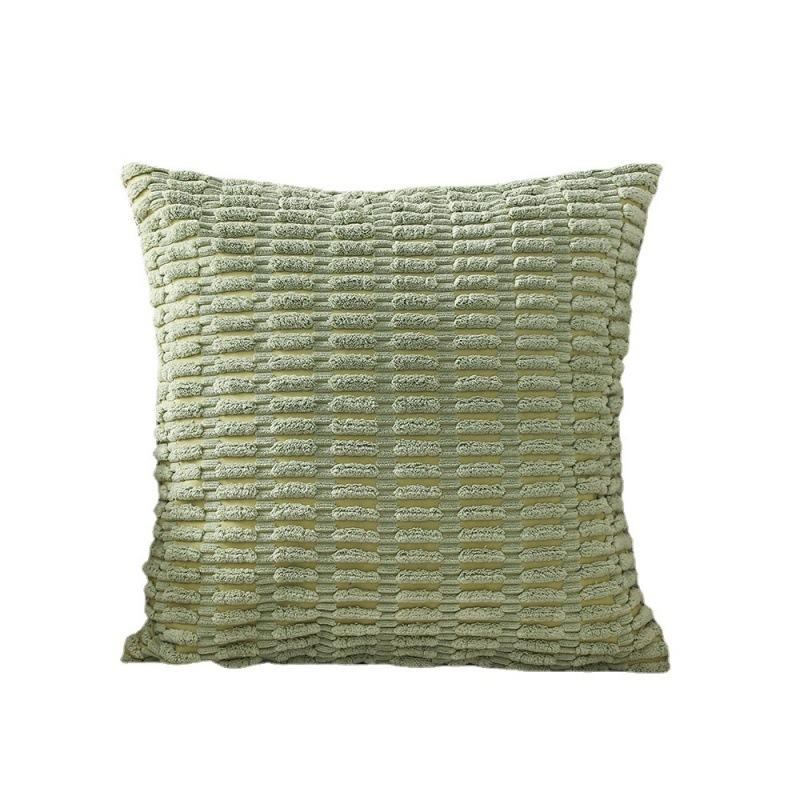 Corduroy Pillowcase Nordic Solid Color Simple Square Cushion Home Sofa Bedside Decorative Pillowcase