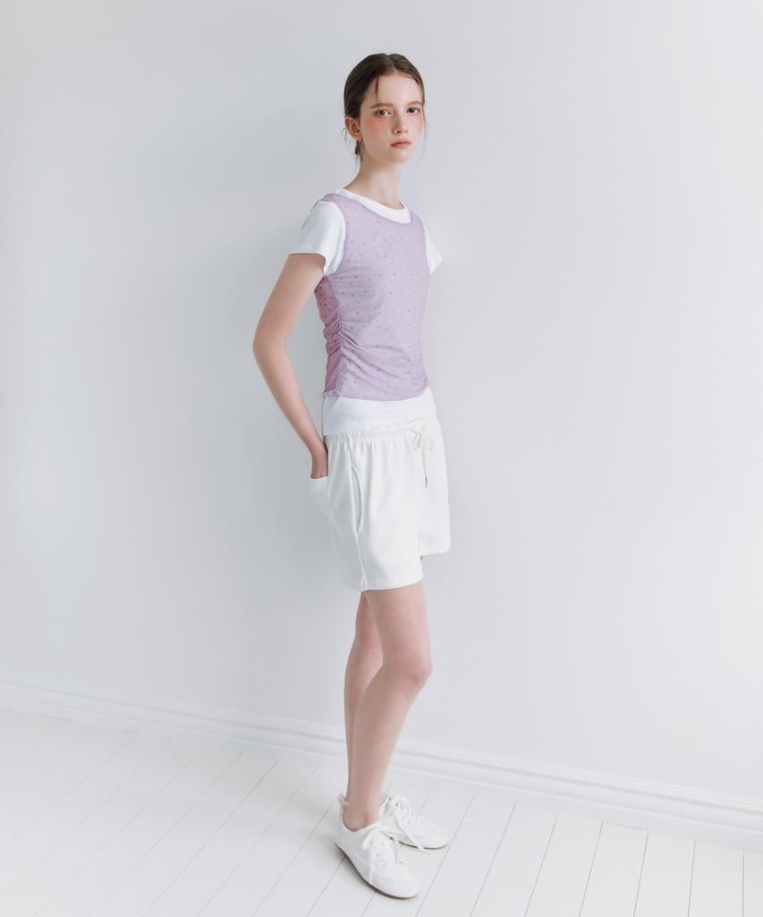 MIXXO Elastic Waist Shorts_Miwthg80Ms