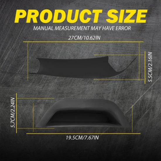 For BMW X3 X4 F25 F26 Interior Door Handle Cover Pull Trim Black Front Rear I