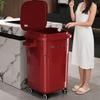 Premium Extra Grote 30L/50L Vierkante Afvalbak voor Huis en Keuken