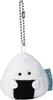 Ippinsha Gyutto Onigiri-san Nori Onigiri-san Maskottchen Plüschtier Mini mit Kette, Geschenk 47031