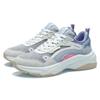 Li-Ning Shock Absorbing Non-Slip Durable Low-Top Casual Shoes Women Sneakers Gray White AGCR326-3