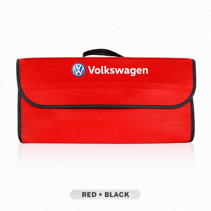 Car Boot Storage Box Tool Organizer Collect Case For Volkswagen VW polo Golf T5 Caddy T4 Touran Golf GTI Passat Scirocco Tiguan zr0