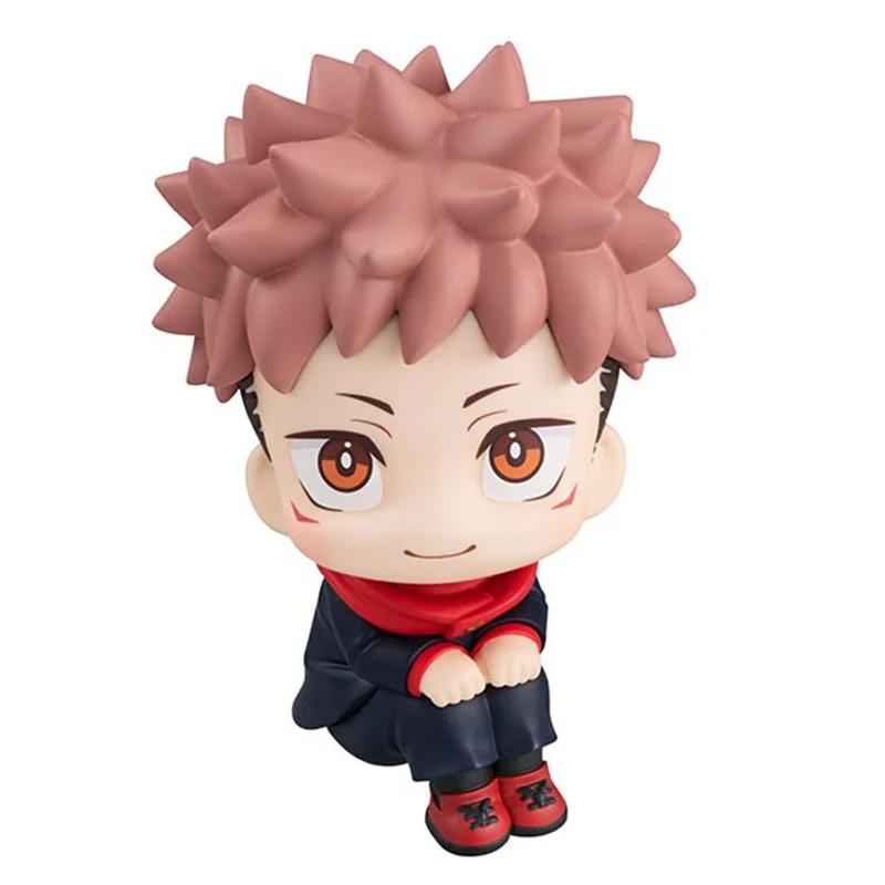 Anime Spell Battle Character Handheld Q Version Tiger Staff Yuren Gojo Gojo PVC Model Anime Peripheral Gifts Car Doll Ornament