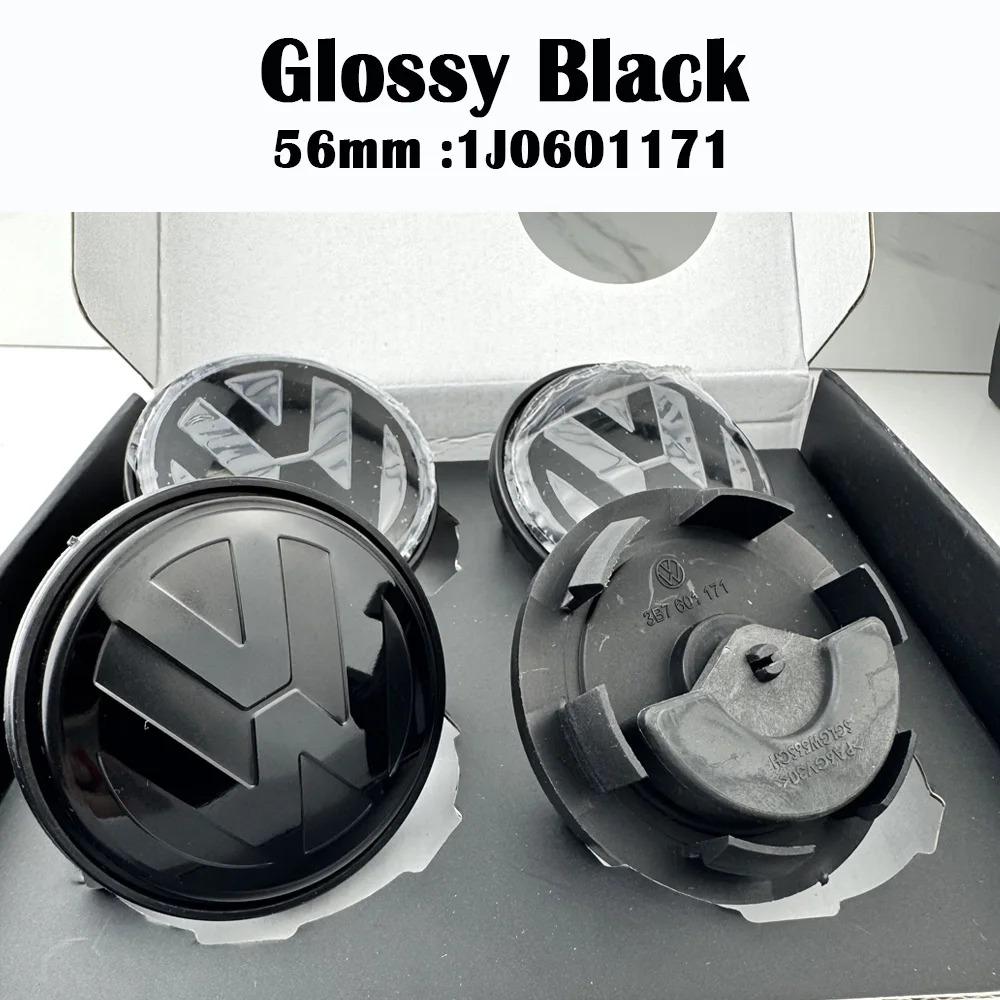 2026 New NN-4pcs Car Floating Wheel Center Hub Caps 56mm 65mm  Wheel Cover For VW Polo Golf 4 5 6 7 Touran Passat B5 B6 B7 Accessories EK1