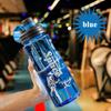 Large-capacity Plastic Water Cup Abrasion Resistant and High Temperature Resistant Portable Outdoor Sports Fitness Kettle Water Bottle