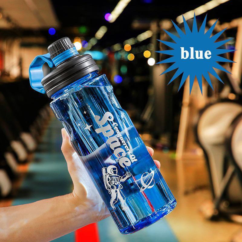 Large-capacity Plastic Water Cup Abrasion Resistant and High Temperature Resistant Portable Outdoor Sports Fitness Kettle Water Bottle