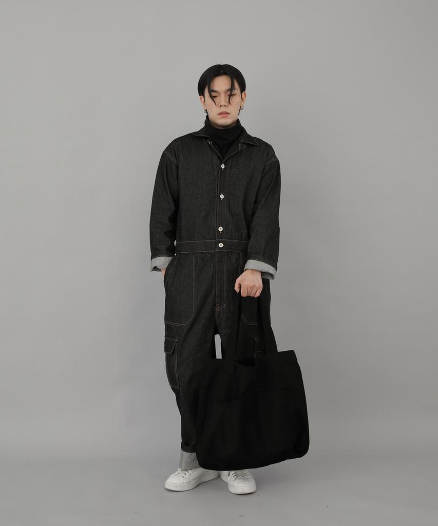 Saintcrew House Pocket Big Size Eco Bag Hp-111 Black
