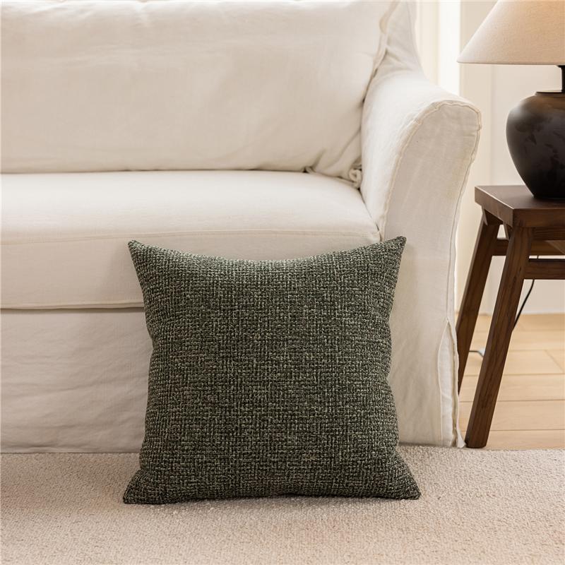 45X45CM Minimalist Versatile Throw Pillow Cover Green Flowers Stamping Waist Cushion Cover Decor Home Decorative Pillowcase