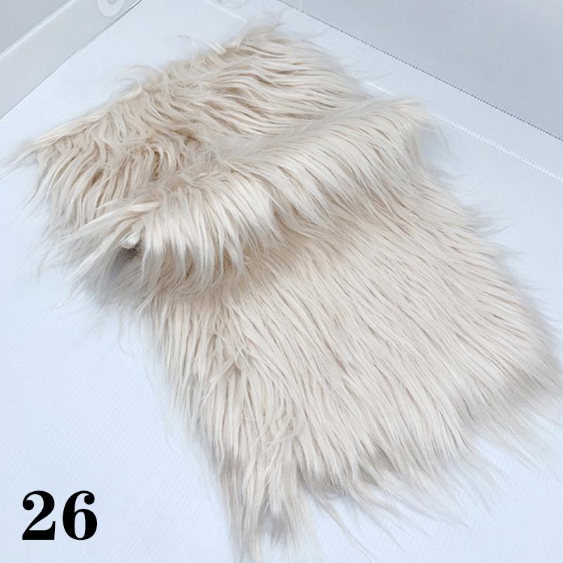 25x45cm DIY Handmade Home Decoration Cosplay Fabric 8cm Pile Faux Fur Fabric For Patchwork