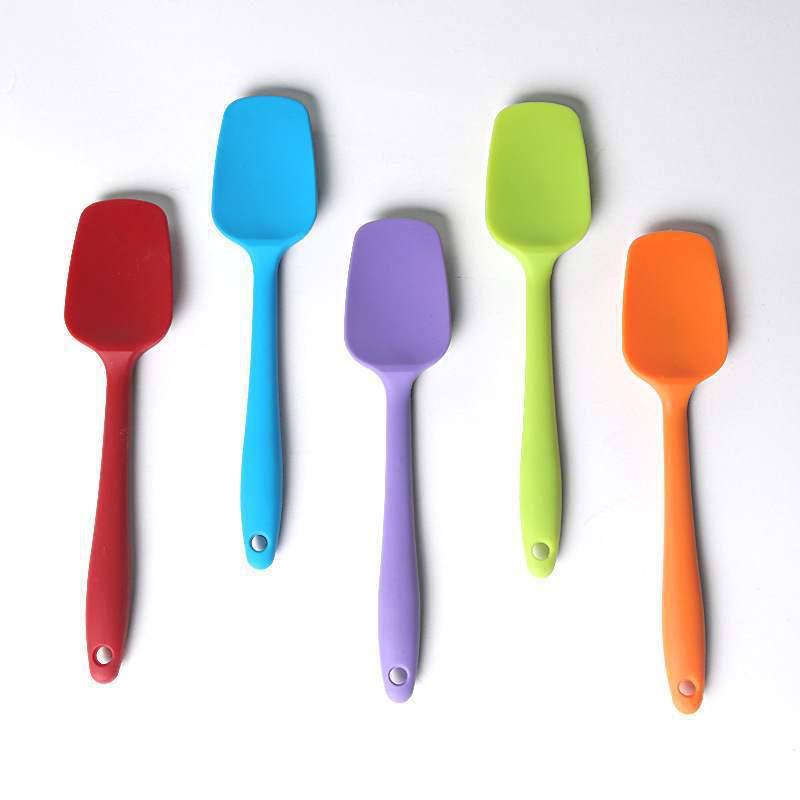 In-Stock All-in-One High-Temperature Resistant Silicone Spatula T-Shaped Scraper and Cream Mixing Tool
