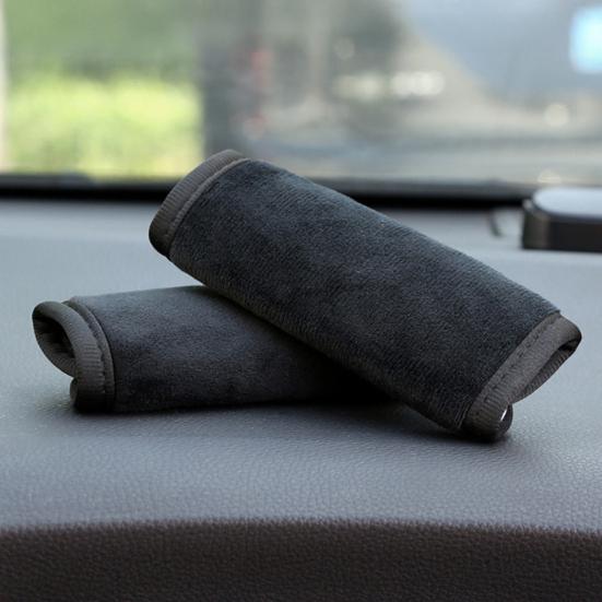 2Pcs Car Seat Belt Pads Wear Resistant Soft Adjustable Easy To Install Universal Auto Seat Belt Cover Seatbelt Shoulder Pads
