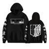 Hot Attack On Titan Anime Funny Hoodie Hip Hop Graphic Sweatshirts Streetwear Harajuku Tracksuit