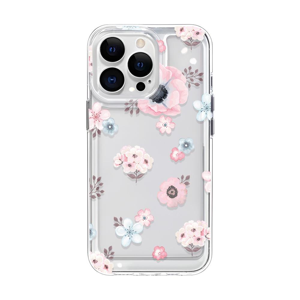 Clear Flower Phone Case For IPhone 11 15 17 13 12 14 16 Pro Max Plus 17 Air Soft Silicone Shockproof Cover Bumper Cover Cases