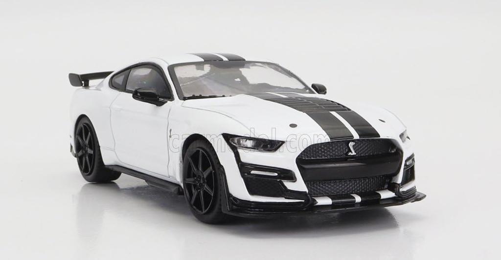 SOLID Ford 1/43 Maßstab USA Mustang GT500 Coupé 2020 (Weiß) Diecast Modellauto [Importiert]