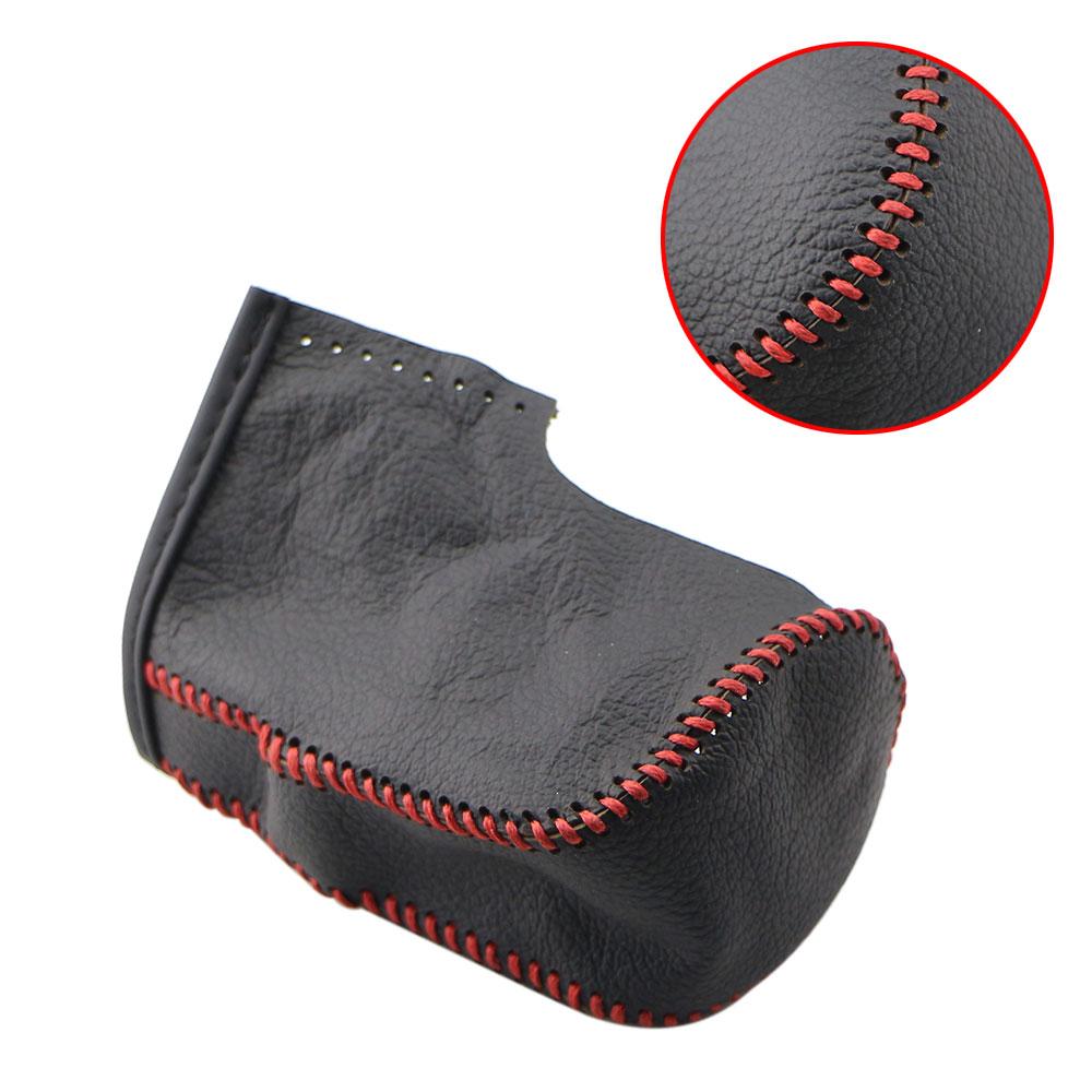 Car Gear Shift Knob Cover for Nissasn X-Trail Xtrail T32 Qashqai J11 Dualis 2 J10 AT Gear Collars Leather Interior Accessories