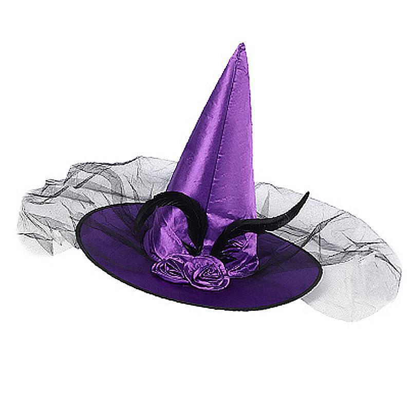 Halloween Witch Hat for Dance and Masquerade with Matching Evening Dress