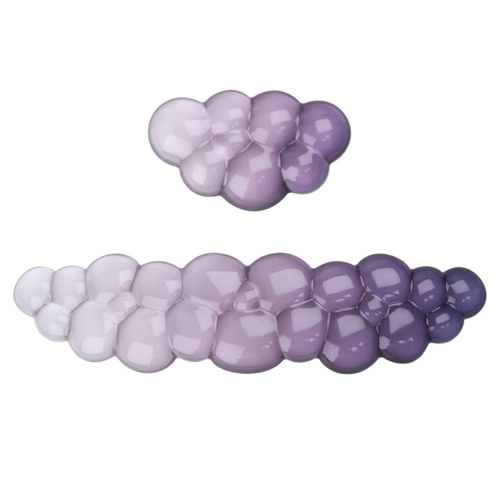 Gradient Silicone Wrist Support Cloud Shape Wrist Pad Portable Keyboard Wrist Rest Gamer