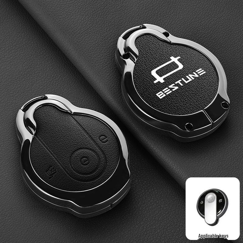 Cute Horse Key Cover for 2026 Bestune Pony - Yueyi 03/07 Metal Shell with Buckle