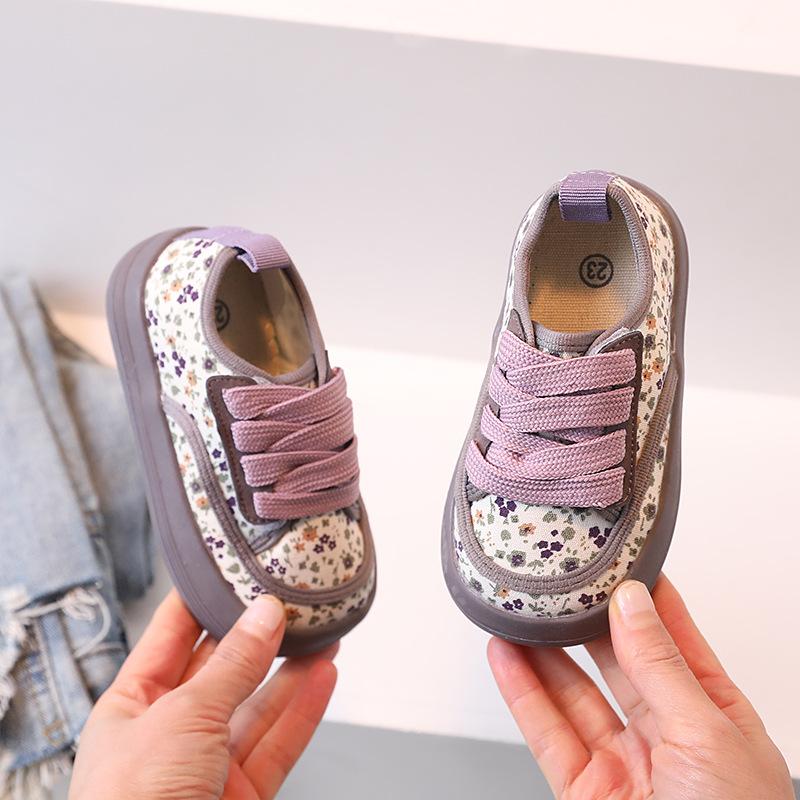 Kids Fashion Casual Shoes Anti-slip Spring Soft Canvas Shoes for Boys Girls Children Breathable Shoes