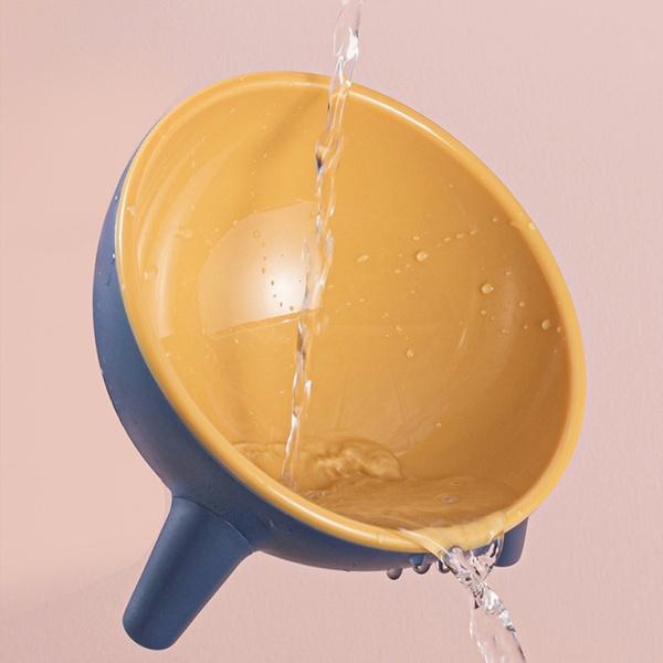 Raised Tilted Elevated Bowl Pet Cats Food Water Dish Backflow Prevention Feeding Dispenser Container