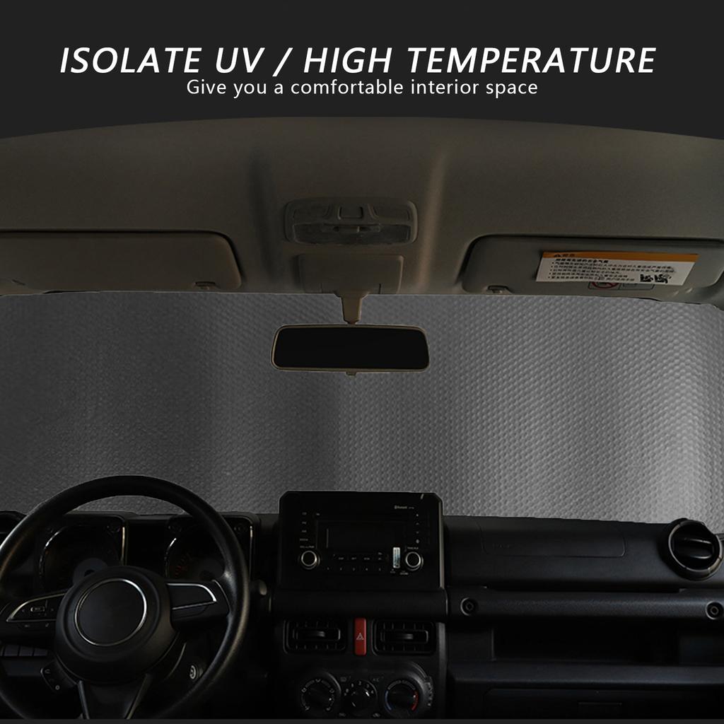 For Suzuki Jimny 2022 JB64 JB74 JB64W JB74W Car Front Windshield Sunshade Cover Car Interior Accessories