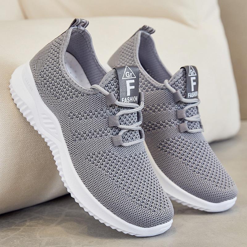 Damen 2025 Neue Lässige Laufschuhe Atmungsaktive Sneaker mit Weichsohle