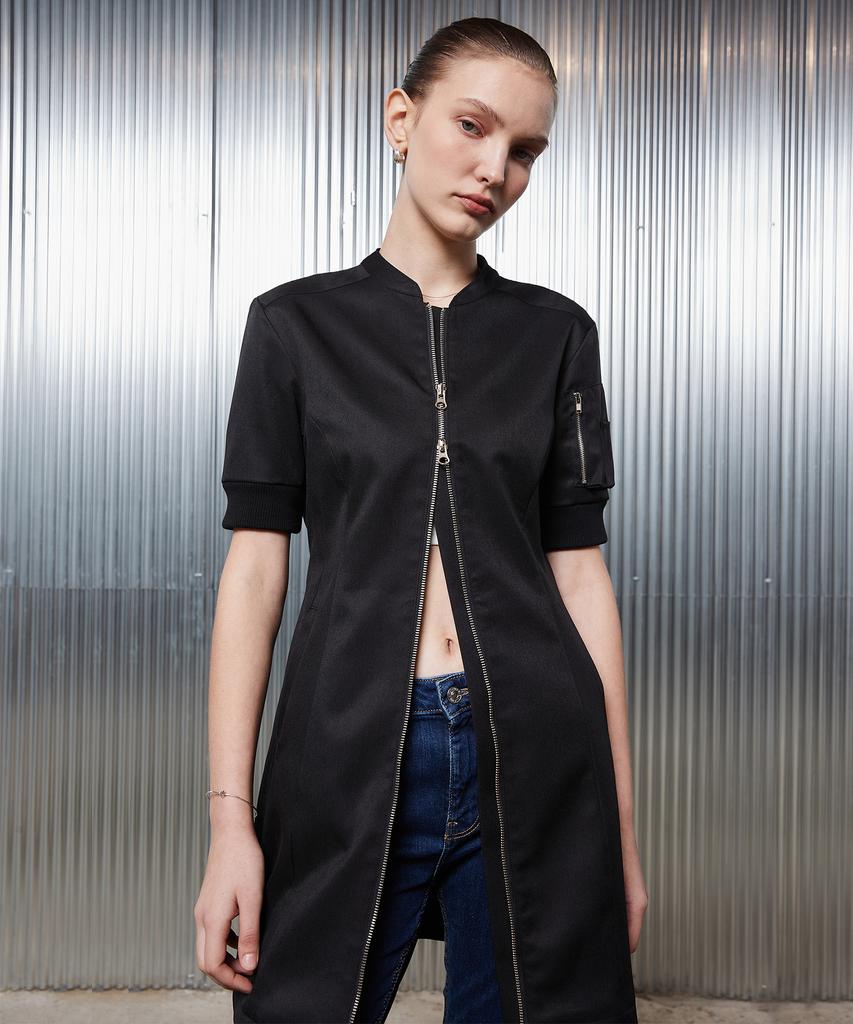 Latizen L2 Zip Up Dress(Black)