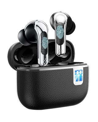 Wireless Earphones Sound Quality Bluetooth ENC Call Noise Compact Low 60 Hours Continuous IPX7 Automatic Ear for Web and Gaming [Enhanced Model] 5.4,