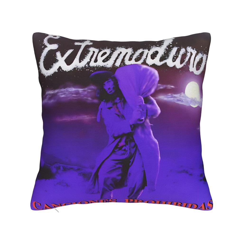 Warm Living Room EXTREMODURO Rock Band Tour 2025 Decoration Pillowcase Merch Pillow Covers Zipper Multiple Sizes