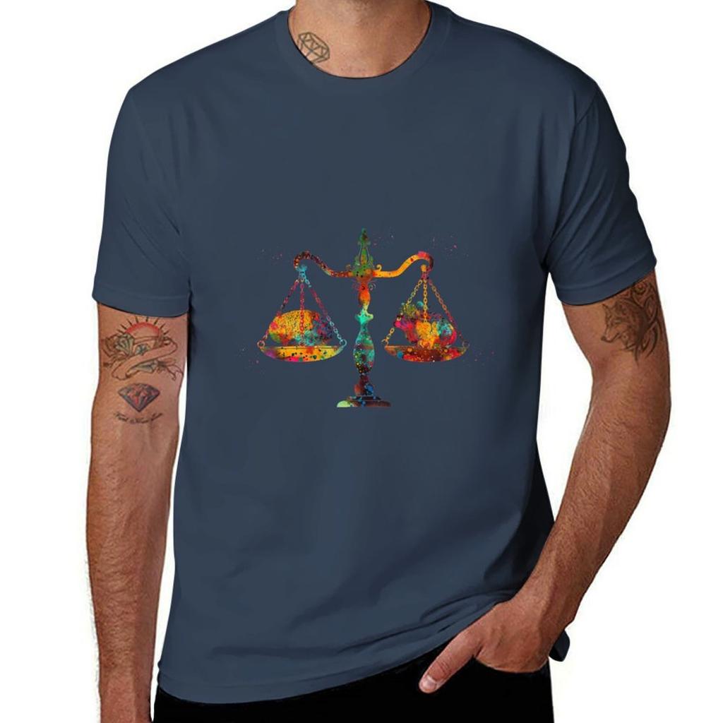 Balance Scale TShirt Independence Day Short Sleeve TShirt
