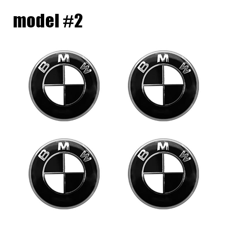 4Pcs 56/60/65MM Car Wheel Hub Cap Center Sticker For BMW F10 F11 F20 F30 X3 X4 X5 X6 X7 E46 E36 E39 E60 E53 E87 E90 G30 G20 G02