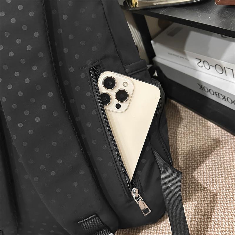 Carino Zaino a Pois – Borsa Scolastica alla Moda e Funzionale per Uomini e Donne – Perfetto per l'Uso Quotidiano