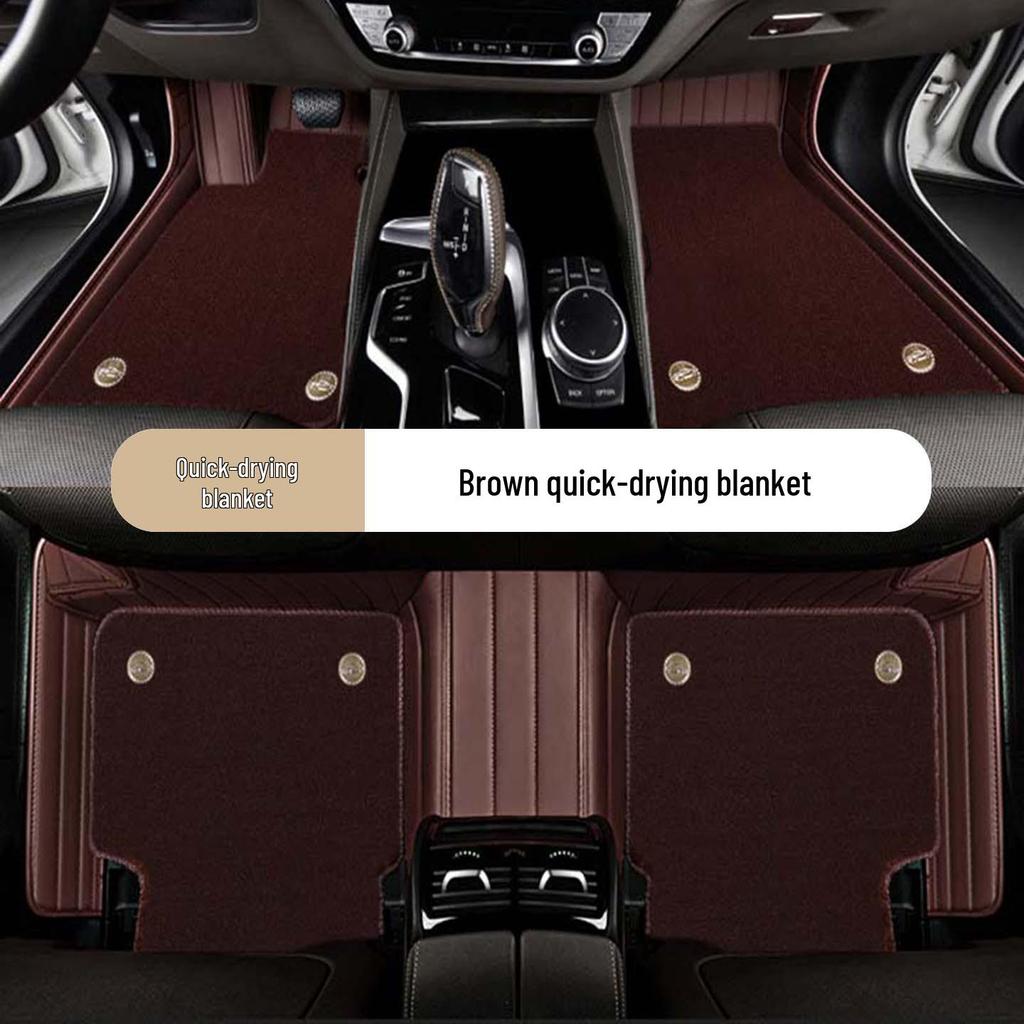 Tapis de sol de voiture en cuir véritable pour modèles Leapmotor C11/T03/C01/C10/C16/B10
