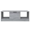 Coffee Table Gray Sonoma 102 X 50 X 36 Cm Engineered Wood