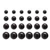 12 Pairs Ear Studs Faux Pearl Different Sizes Smooth Anti-allergy Lightweight Exquisite Ear Decoration Jewelry