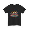 Manhattan Graffiti Skyline Tee | Retro Sunset Cityscape, Buildings, Quality Tee