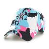 Casquette de baseball - 47BRAND - New York Yankees - Digital Star Clean Up - Neon blue - Mixte