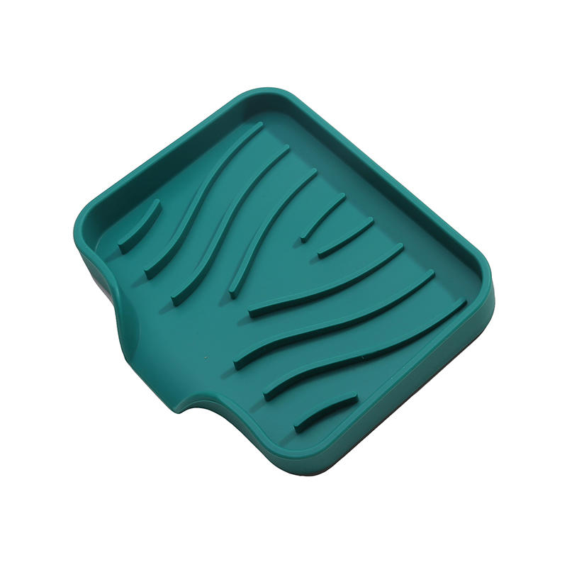 1 pachet cutie de săpun de scurgere din silicon Bucătărie Baie Tavă anti-alunecare pentru chiuvetă Masă de spălat creativă Tavă pentru săpun Suport de scurgere cu perforare gratuită