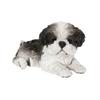 Ubia Relax Shih Tzu Black and White 22.5 X 13 X 12.3 Cm Doll Figurine Ornament Animal Garden Decor Dog H21152-2