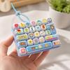 Clear Key Sounds Stress Relief Decompression Toy 26-key Keyboard Toy  Bag Ornament